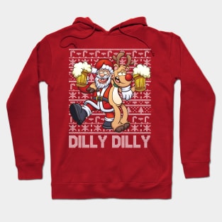 Ugly Christmas Sweater Dilly Dilly Hoodie